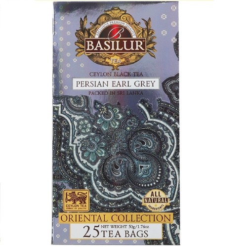 BASILUR Persian Earl Grey Tea Oriental Collection 3 x Packs (75 Tea Bags Total) - Picture 2 of 6