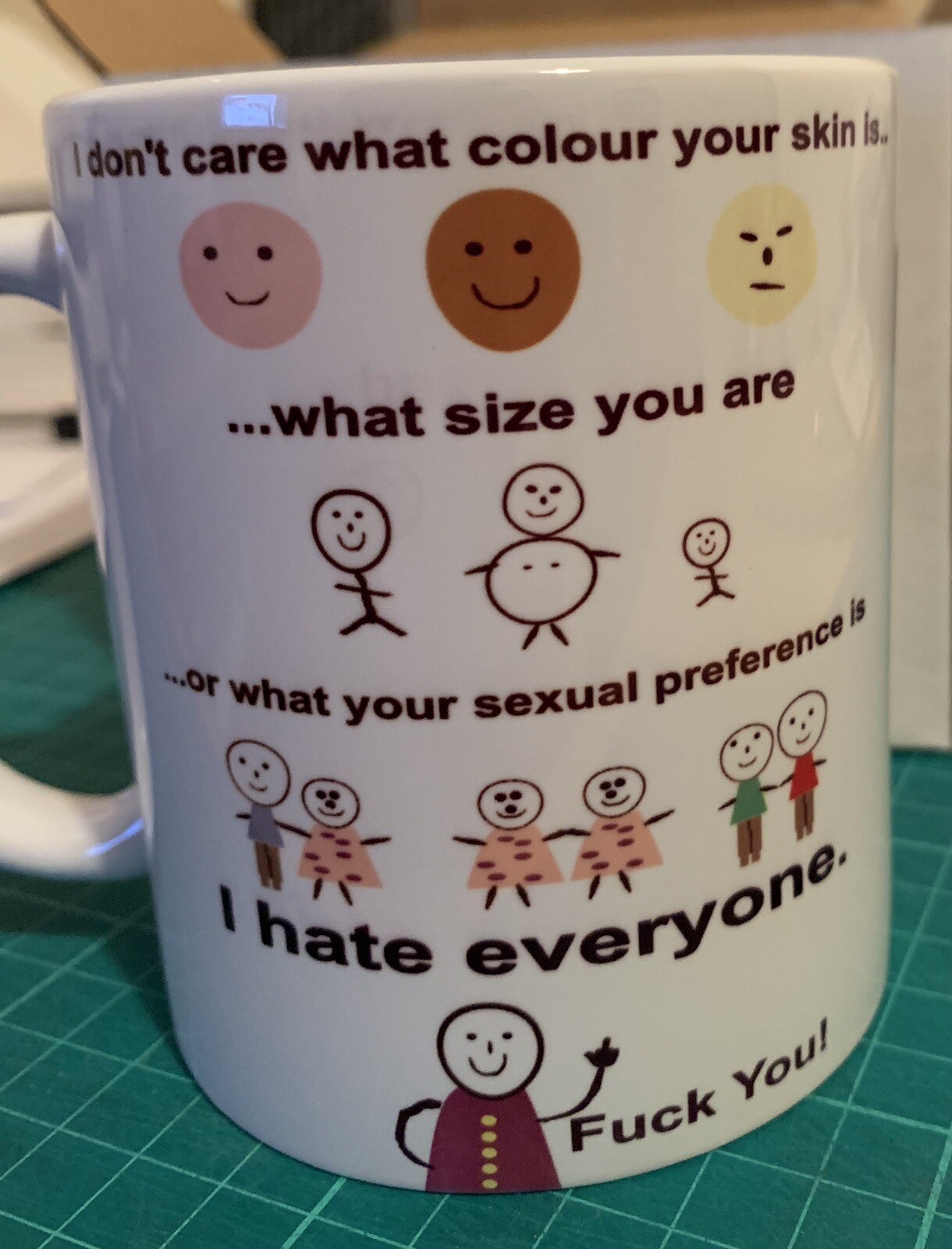 I Hate Everyone Rude Humour Swearing Funny Mugs 11oz | eBay