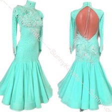 jz Handmade Dance Dress/Standard Ballroom Competition Dress Modern Waltz Tango