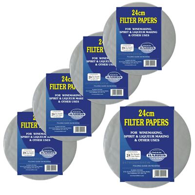 5x Harris VinPapers 24 cm Weinfilterpapiere
