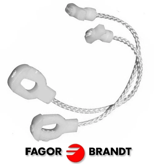 FAGOR BRANDT 31X8637 32X1853 2 cables nylon porte lave vaisselle 49014342