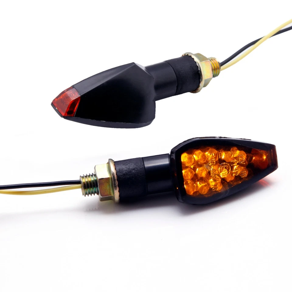 Luces intermitentes indicadoras de señales de giro LED para motocicleta Suzuki DRZ400SM DR650SE Foto 2 de 4