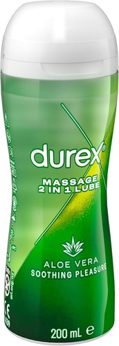 Durex Play Aloe Vera 2 in 1 Massage Gel 200ml Intimate Lube - Picture 3 of 9