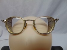 Vintage Metal Aviator glasses 6 1/2 with case 44