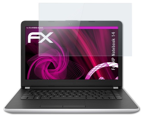 atFoliX Glass Protector voor HP Notebook 14 9H Beschermend pantser - Afbeelding 3 van 5