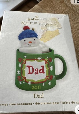 Hallmark Andenken Ornament Papa Daten 2011 neu im Karton