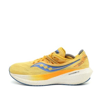 Saucony Damen Triumph 20 Laufschuhe Gelb Textil Atmungsaktiv Laufschuh EU 39