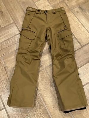 686 Smarty 3-in-1 Cargo Snowpants w/ fleece liner, Men s Small, Breen