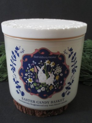 NEW Bath & Body Works EASTER CANDY BAKSET 3-wick Candle w/Decorative Lid