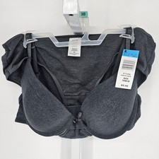 Vintage Y2K Kmart Womens Sz 36B / M T Shirt Bra and Panties Set Gray NEW