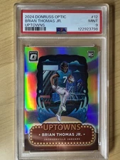 2024 Panini Donruss Optic Uptowns Brian Thomas Jr. #12 PSA Mint 9 (RC)