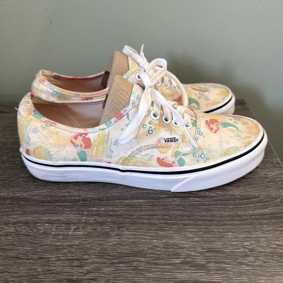 Vans Disney принцесса Ариэль русалочка женский размер 8,5 хорошее состояние товара - Изображение 3 из 4