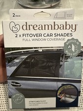 Dreambaby Fit Over Car Shades - Full Window Coverage