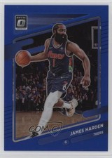 2021-22 Panini Chronicles Donruss Optic Traded Blue 62/99 James Harden #611 0i7l