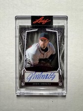 John Smoltz 2025 Leaf Metal Sports Heroes Base Auto Acetate PETG Purple /6