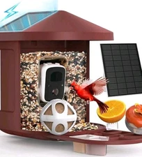 Pro Solar Smart Bird Feeder with Camera - Ai Bird Species Identification 