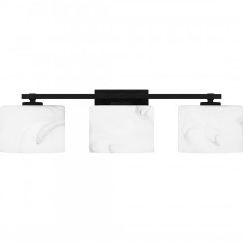 Quoizel MTH8624 Mather 3 Light 24"W Bathroom Vanity Light - Black - Picture 5 of 7