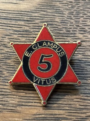 E Clampus Vitus (ECV) Vintage CLAMPERS Star 5 Year Pin