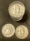 1952 Franklin Silver Half Dollars Roll (20)