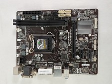 Gigabyte Intel LGA 1150 DDR3 Desktop Motherboard GA-B85M-D2V w/ I/O shield - Used