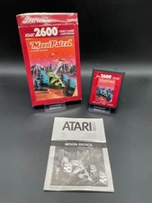 Moon Patrol | Atari 2600 | IMBALLO ORIGINALE con istruzioni / Boxed # TOP & Tested