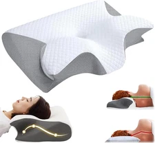 Imgjsx Neck Haven Pillow Hospitality Collection, Cervical Neck Pillow for Nec...