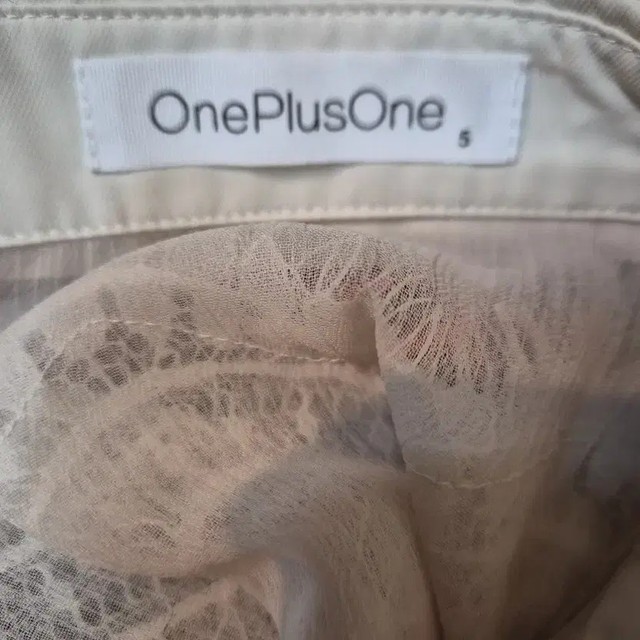 OnePlusOne Lace Scarf Pattern Chiffon Blouse Size S