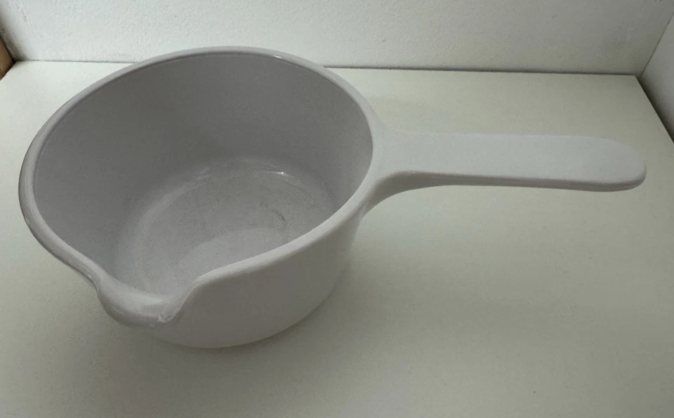 CorningWare Stieltopf, Topf mit Stiel, Kasserolle: weiß, 13 cm / Pyroflam - Bild 2 von 4