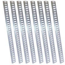 8 Piece 8 Ft Galvanized Horizontal E-track Trailer Tie-down Rails For Truck 8 Piece 8 Ft Galvanized Horizontal E-track Trailer Tie-down Rails For Truck