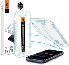 Spigen Glas.TR EZ Fit iPhone 17 Pro 17 16 Pro Screen Protector 2 Pack 9H