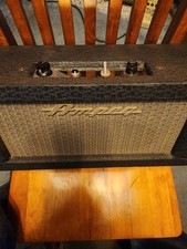 Super Rare Ampeg ES-1 Reverb Unit 1961 - Navy Random Flair Covering First Year!