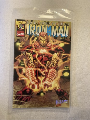 #ad Iron Man #1 2 Wizard Marvel Comics 1999 W COA $6.99