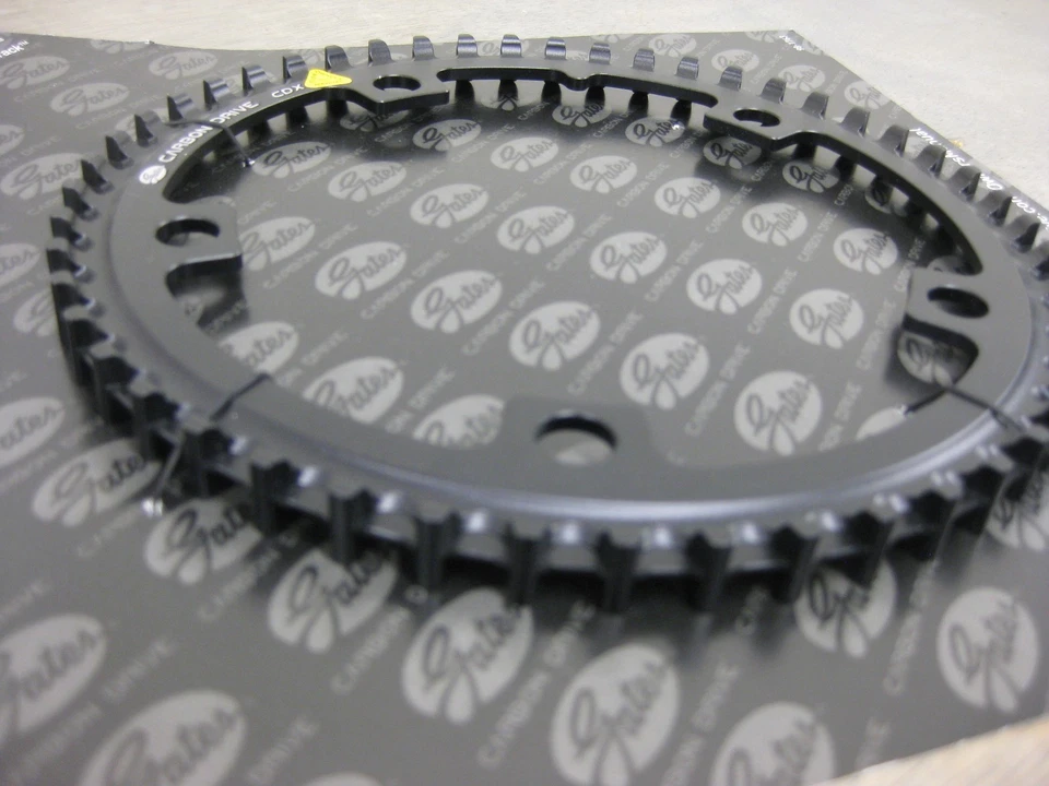 Anillo/piñón de transmisión por correa delantera Gates Carbon Drive CDX - 50t Foto 3 de 4