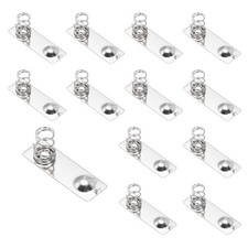 10 x Battery Spring Contact 24x9mm Negative Positive Bipolar