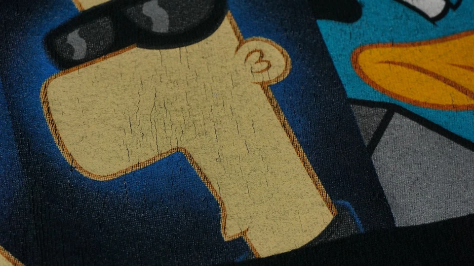 Camisa Phineas y Ferb Hombres Pequeña A Través De 2da Dimensión Disney Channel Película Promo Foto 4 de 4