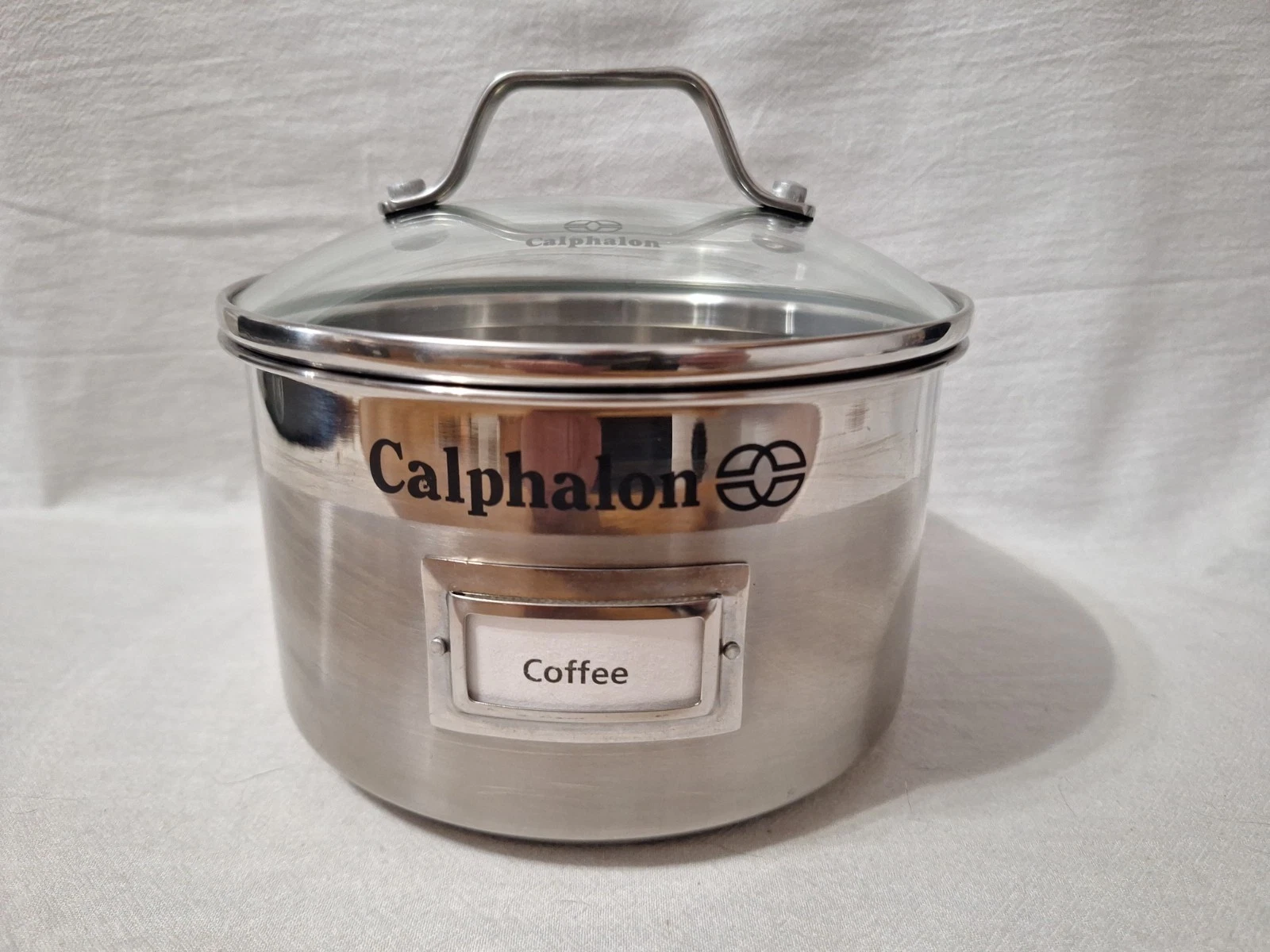 CALPHALON STORAGE CANISTER With AIRTIGHT GLASS LID 2QT