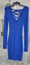 Guess Lace Up Back Dress Size M