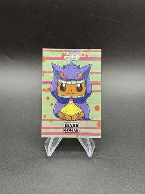 Pokemon Lets Go Eevee Database Set Gengar Poncho Heart Holo Peru US Seller