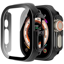 Full Case Cover for Apple Watch Ultra 3 2 49mm Tempered Glass Screen Protector