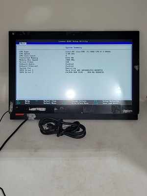 LENOVO ThinkCentre M810z AIO Intel I5-7400 8GB 500GB SEE NOTES