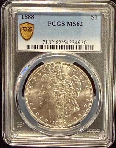 1888-P $1 Morgan Silver Dollar PCGS MS62