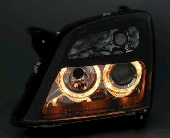 Para Opel Vectra C + Signum Faros Angel Eyes Negros Izquierda + Derecha - Imagen 3 de 4