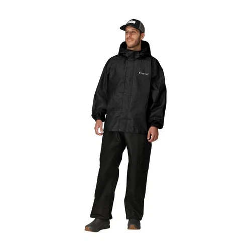 FROGG TOGGS Men's Classic All-Sport Waterproof Rain Suit- Size Small Black image 2
