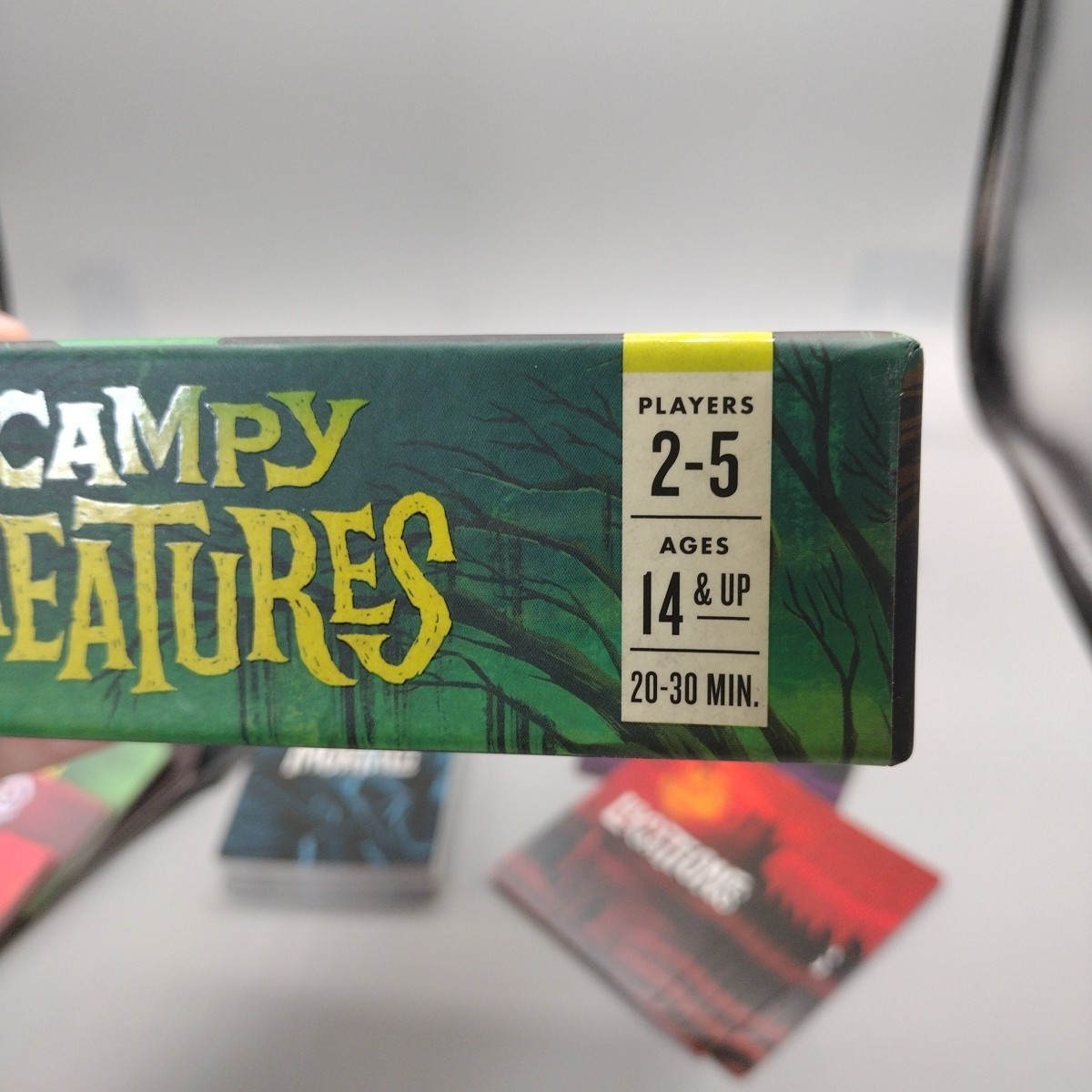 Campy Creatures Ghoulish Game of Deduction Bluffing Board Game MISSING 1 CARD