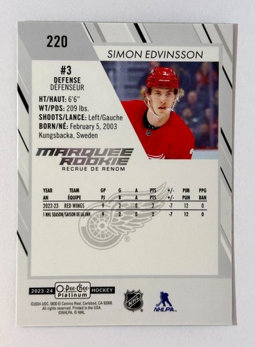 2023-24 O-Pee-Chee Platinum Marquee Rookies TÚ ELIGES - Imagen 14 de 88