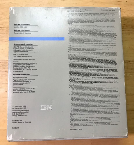 IBM Display Write 4 -Reference text and Software 3.5" Disks - Picture 3 of 15