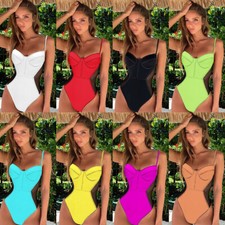 Women's Mesh Panel Swimsuit One-Piece Swimsuit Swimsuit Push-Up Bikini