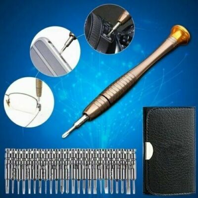 Watchmakers Professional Eyeglasses Watch Screwdriver Precision Repair Tool kit