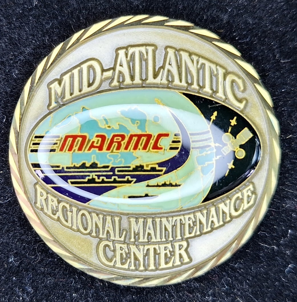 MID-ATLANTIC REGIONAL MAINTENANCE CENTER CPO CHIEF - MARMC - Navy Challenge Coin