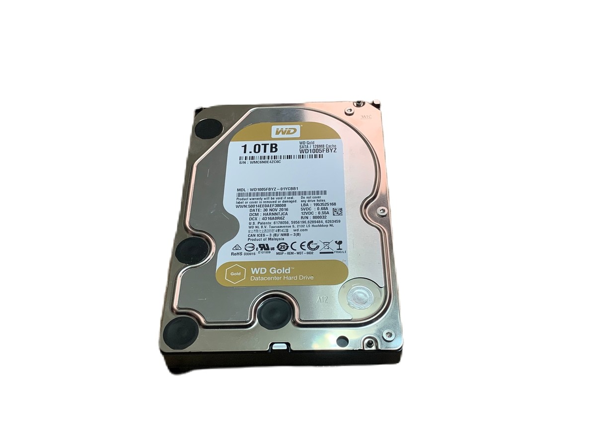 Western Digital 1TB 7.2K 6Gbps 128MB 3.5 SATA HDD WD1005FBYZ | eBay UK